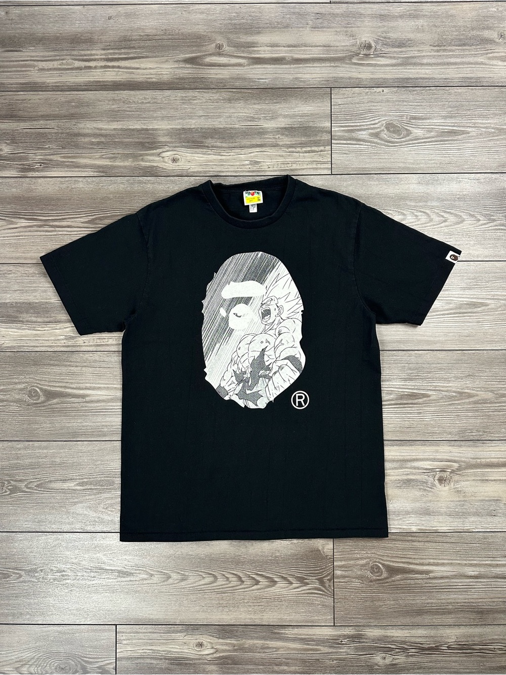 A Bathing Ape x Dragon Ball Z Goku Bape Head T Shirt